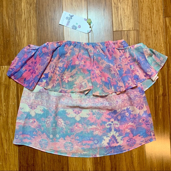NWT Show Me Your MuMu Chiquita Off Shoulder Top - Picture 4 of 6